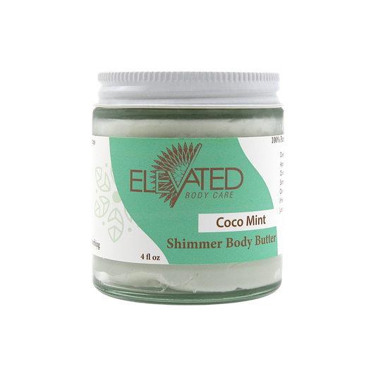ELEVATED - SHIMMER Cocoa Mint Butter (whipped) - 4oz.