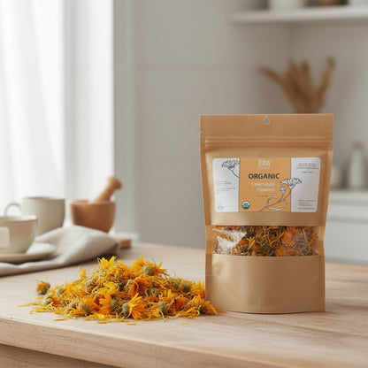 Organic Calendula Whole Dried Flowers