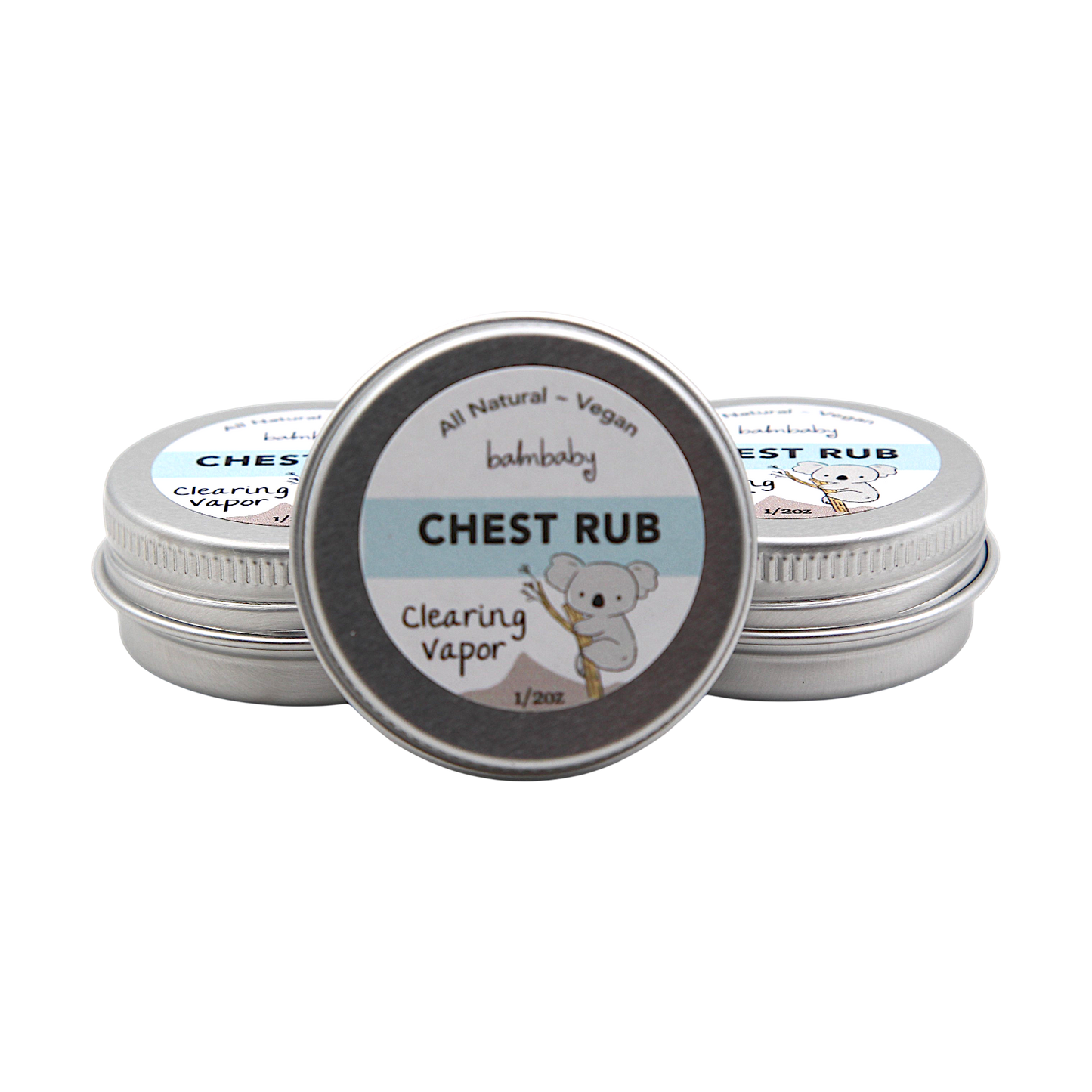 Natural Chest Vapor Rub (TRAVEL Size)