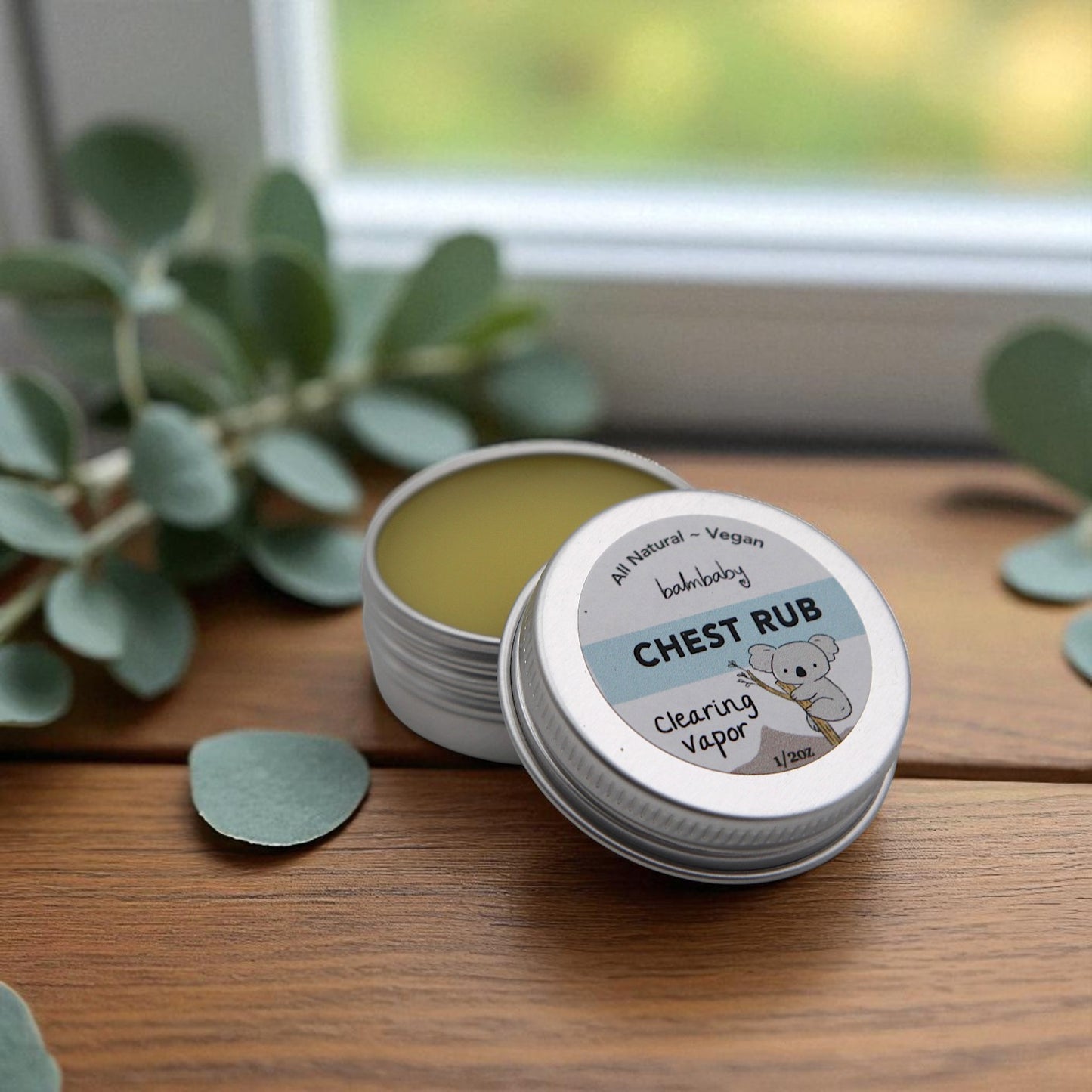 Natural Chest Vapor Rub (TRAVEL Size)