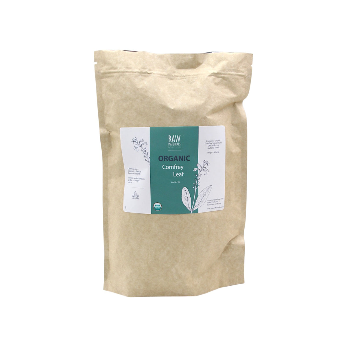 Organic Comfrey Leaf - Cut & Sifted