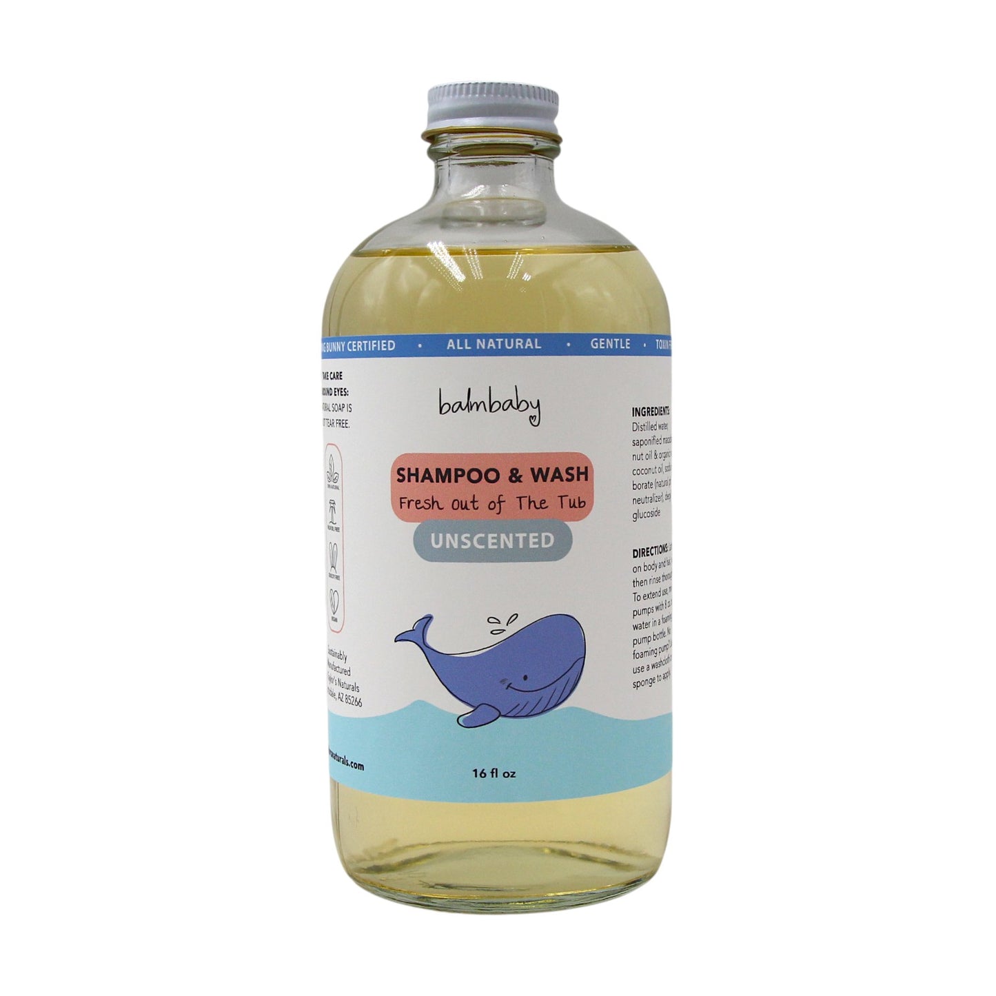 FRESH Out of the TUB! Baby Shampoo & Body Wash *REFILL*