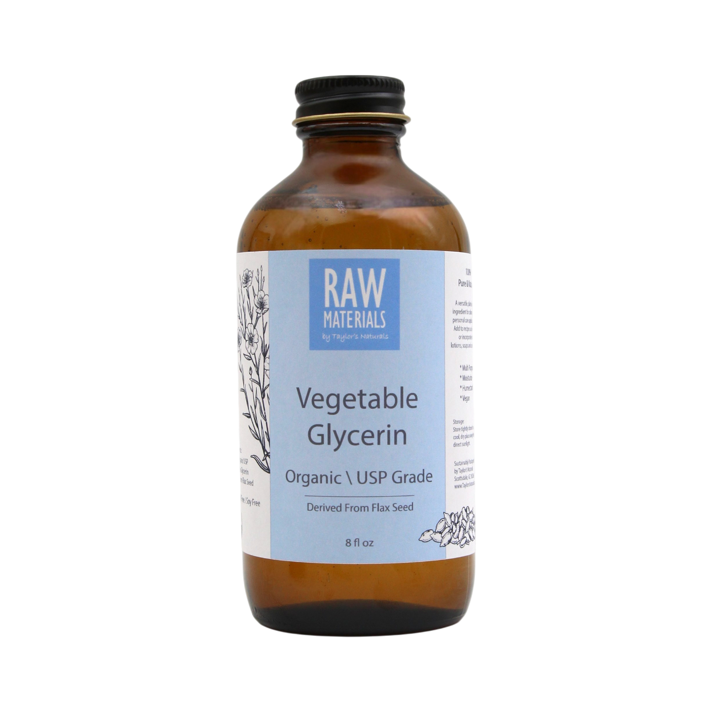 RAW Materials Organic Vegetable Glycerin - USP Grade