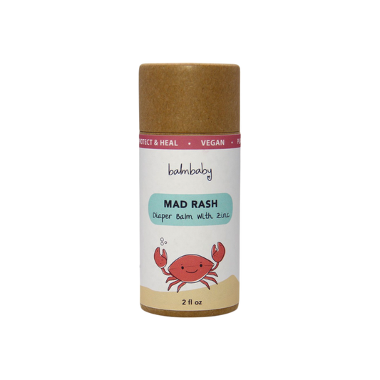 MAD RASH Diaper Ointment with natural, protecting zinc in BIODEGRADABLE STICK