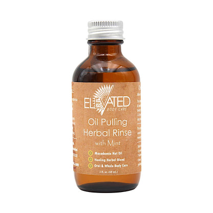 ELEVATED - Oil Pulling Herbal Rinse Ayurvedic Teeth Whitening & Detox