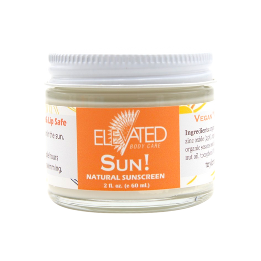 ELEVATED - SUN!  Natural Zinc Shield - 2oz.