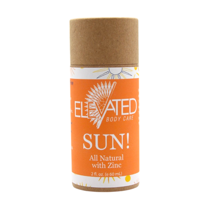 ELEVATED - SUN! STICK Natural Zinc Shield  (biodegradable eco stick)