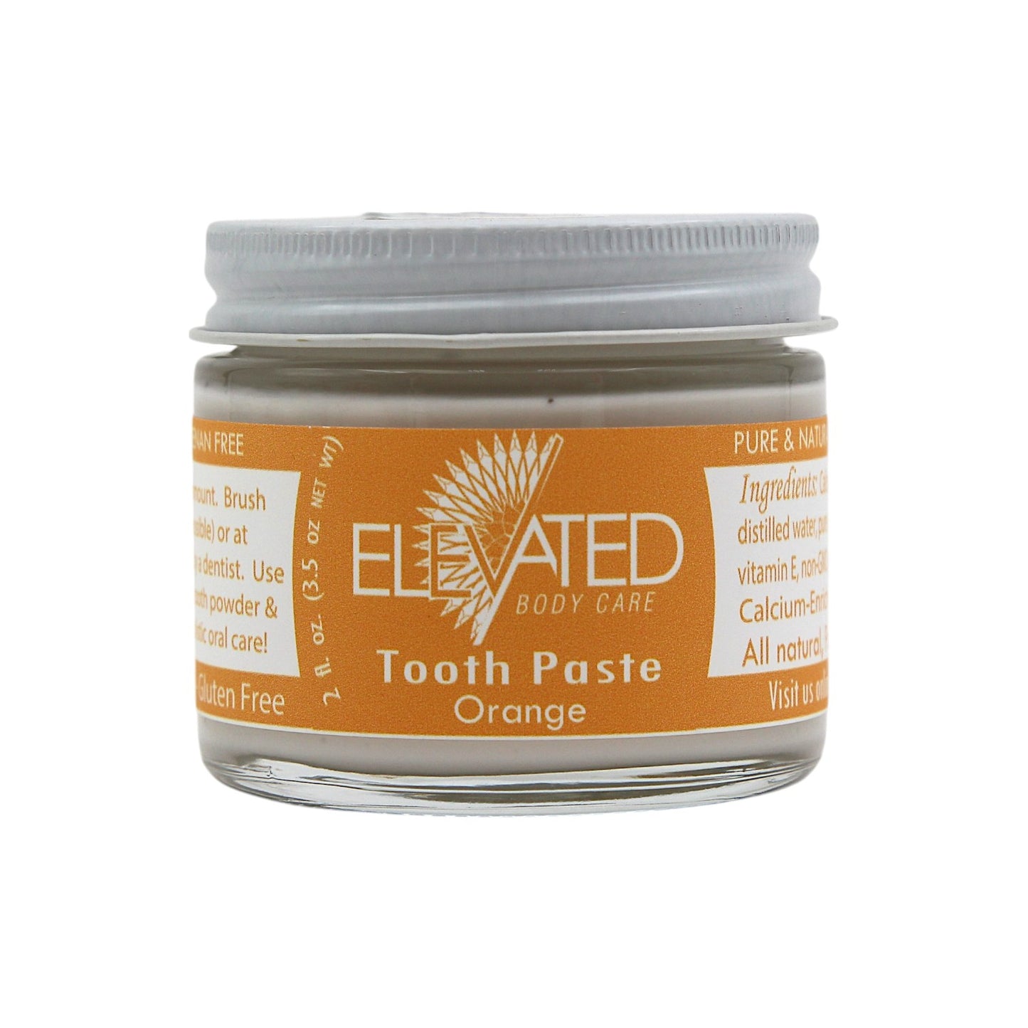 ELEVATED Natural Fluoride Free Toothpaste w/Xylitol