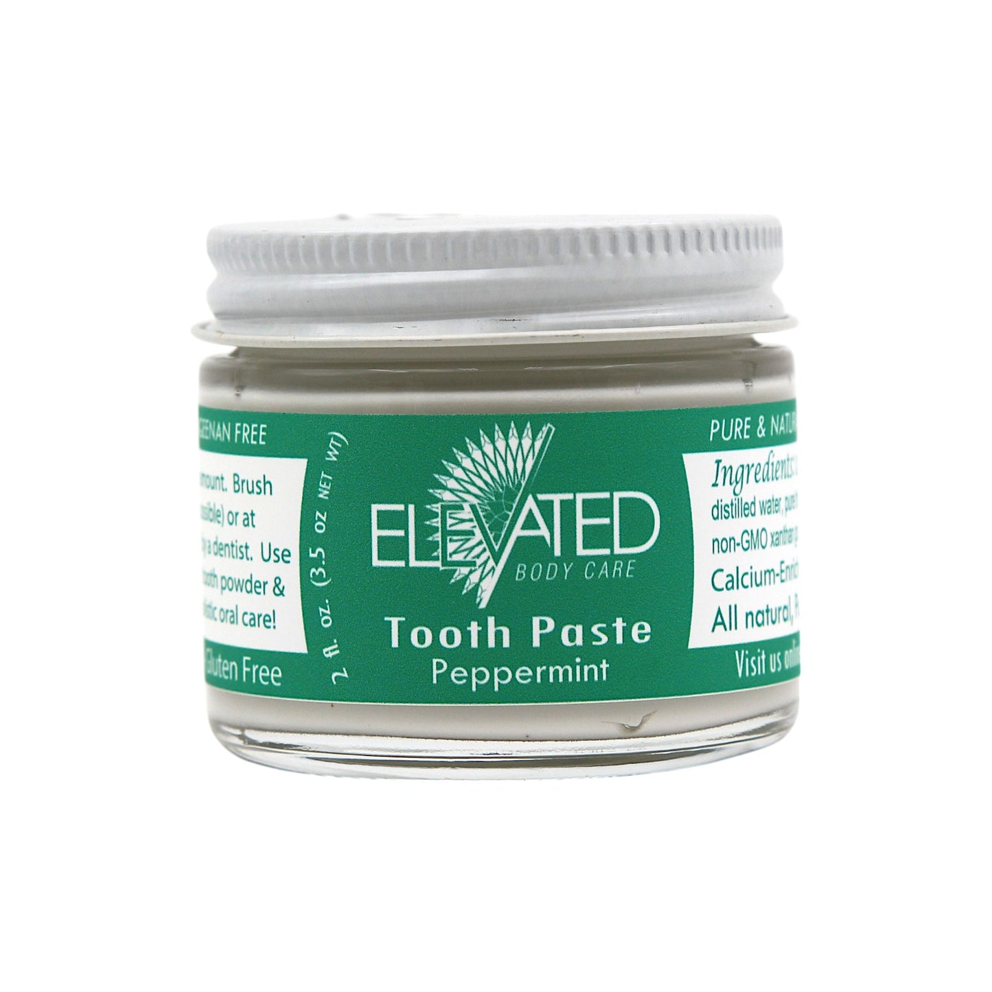 ELEVATED Natural Fluoride Free Toothpaste w/Xylitol