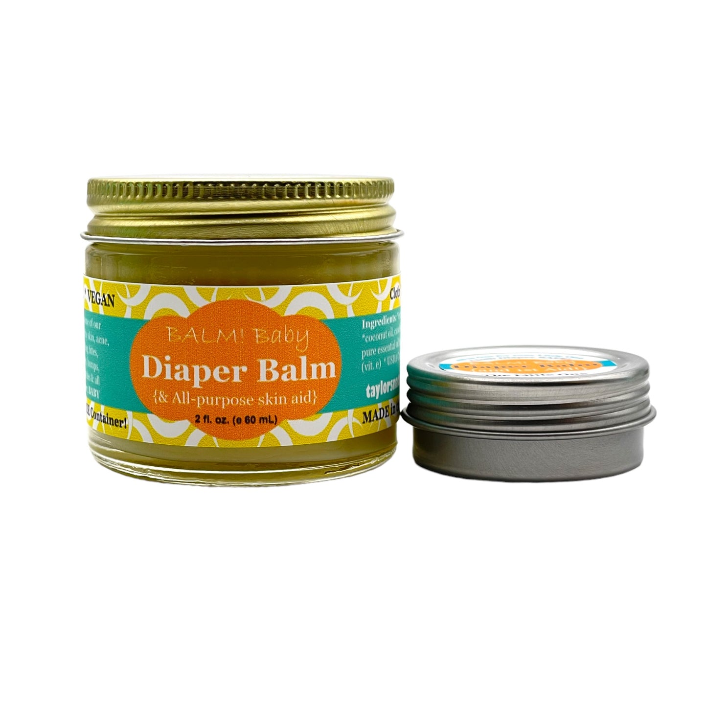 BALM! Baby - Diaper Balm and ALL purpose skin aid (2oz OR Travel Size)