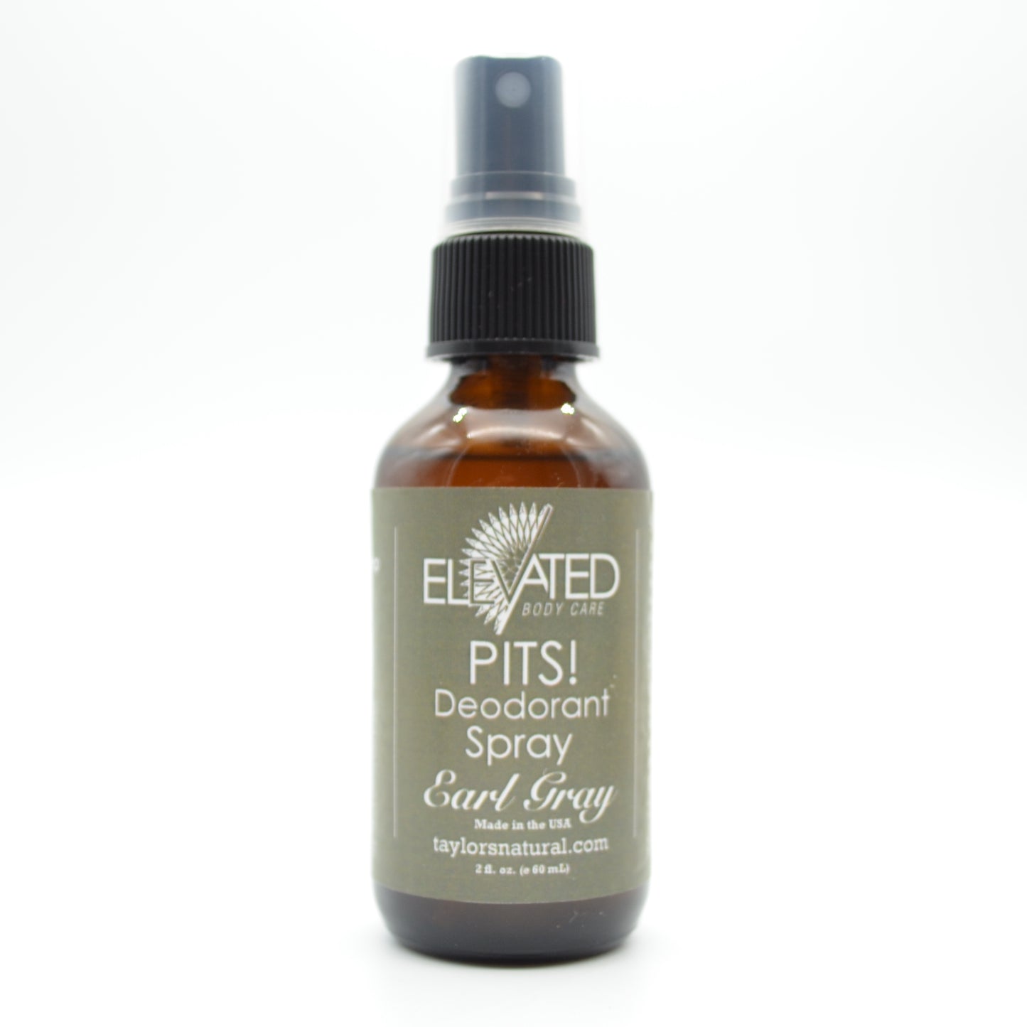 ELEVATED - PITS! Natural SPRAY Deodorant - 2oz or REFILL (4oz or 8oz)