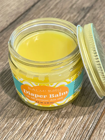 BALM! Baby - Diaper Balm and ALL purpose skin aid (2oz OR Travel Size)