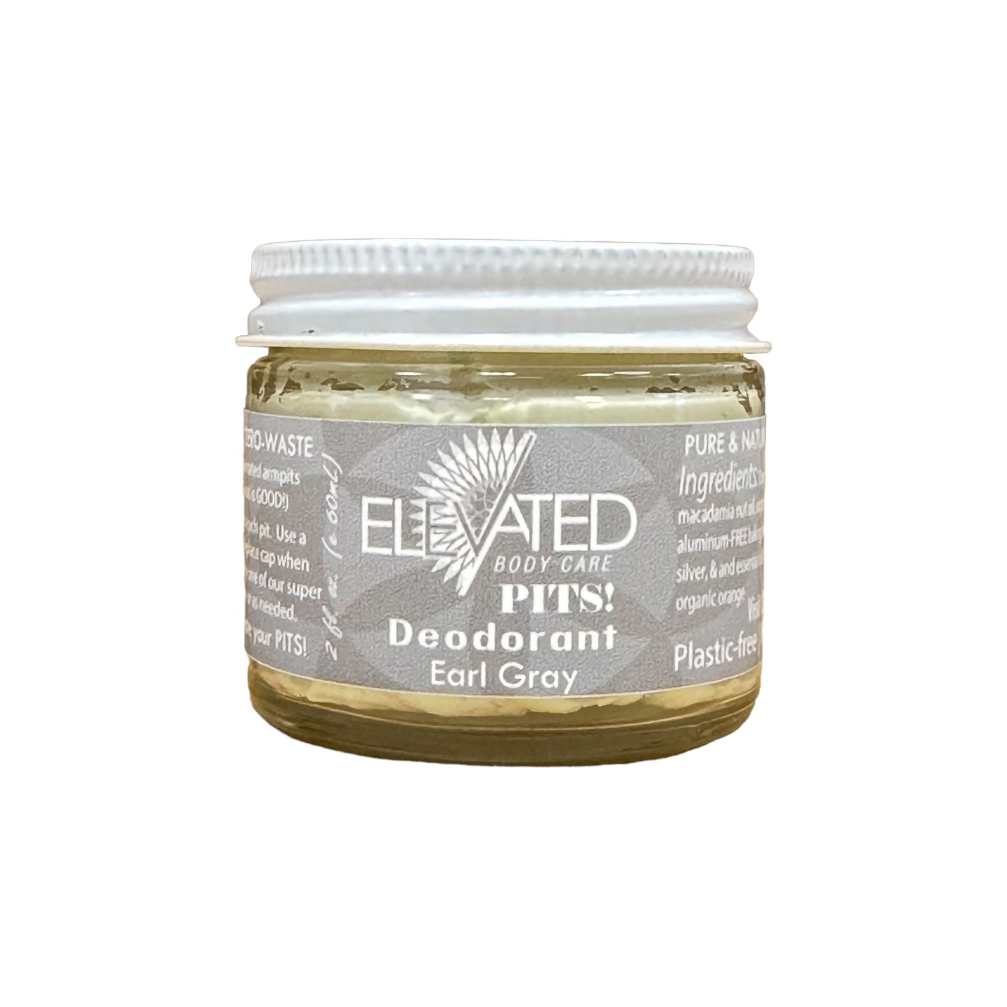 ELEVATED - PITS! Natural Deodorant - 2oz
