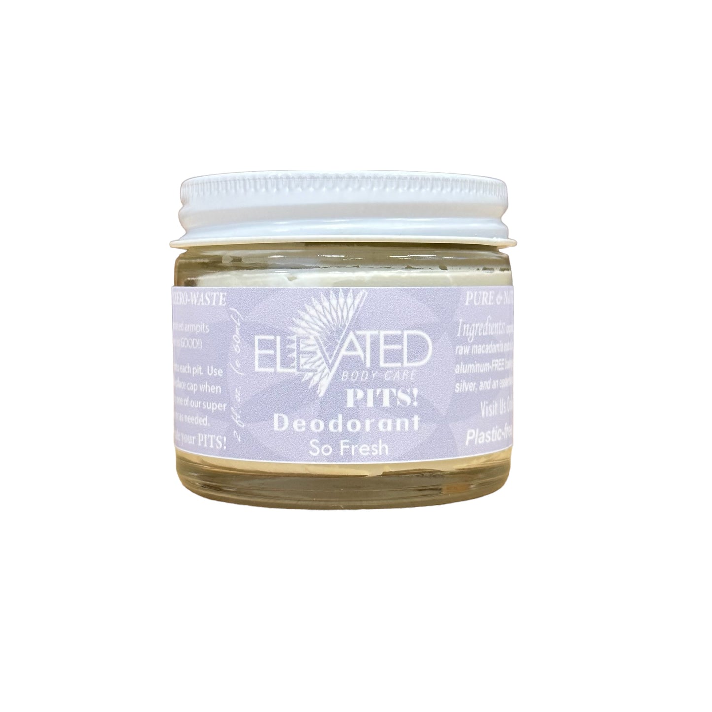 ELEVATED - PITS! Natural Deodorant - 2oz