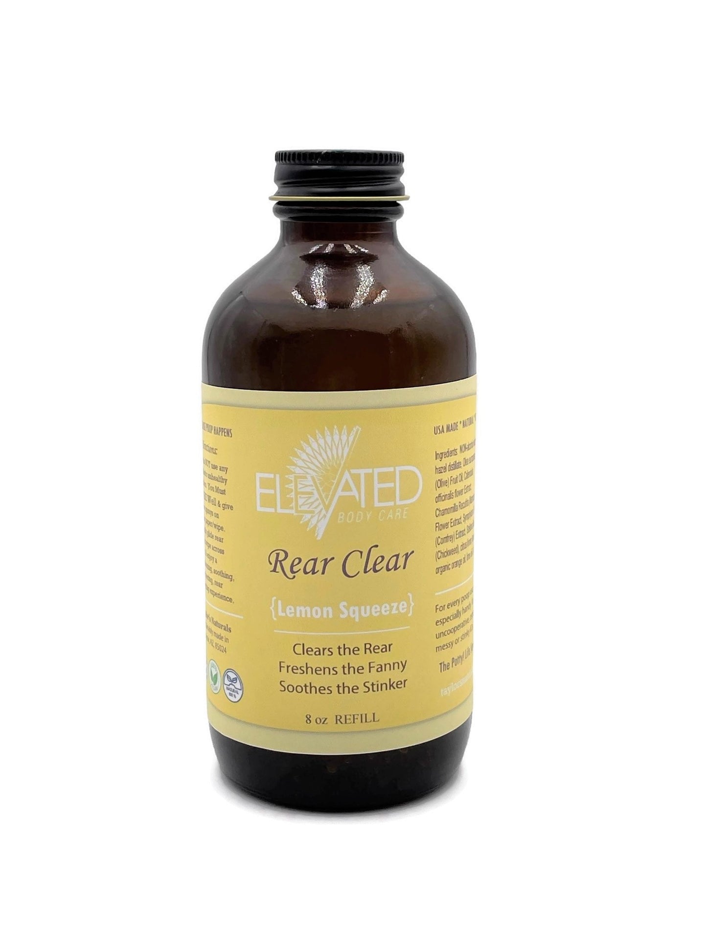 REFILL for ELEVATED - Rear Clear (4oz, 8oz, or 16oz)