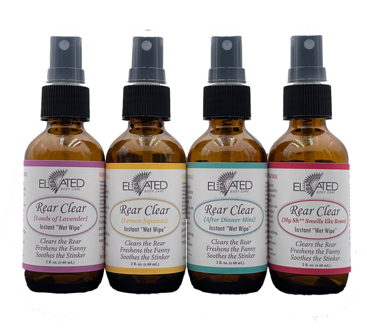 Rear Clear Spray - Toilet Paper Spray • Instant "wet-wipe"
