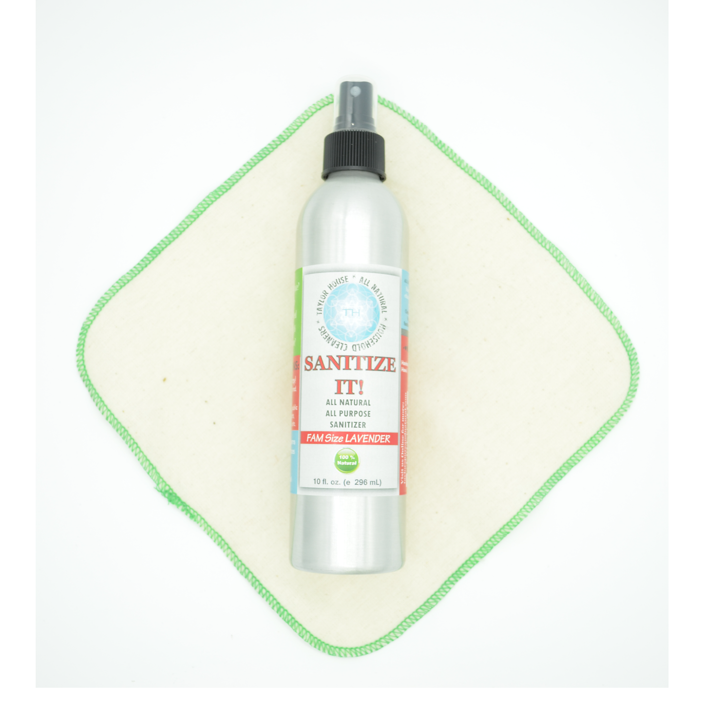 SANITIZE IT!  Natural Household, Car & Surface Sanitizer Travel OR Family Size