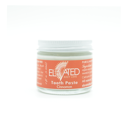 ELEVATED - Natural Toothpaste - Plastic FREE jar *Fluoride FREE & Chemical FREE