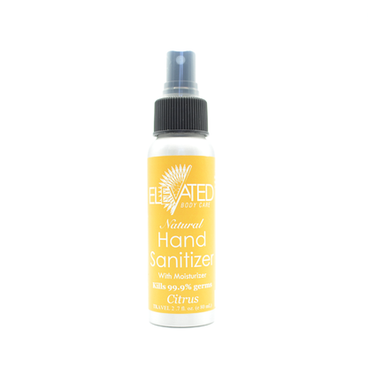 ELEVATED - Natural Hand Sanitizer - with moisturizer; Choose Size & Scent