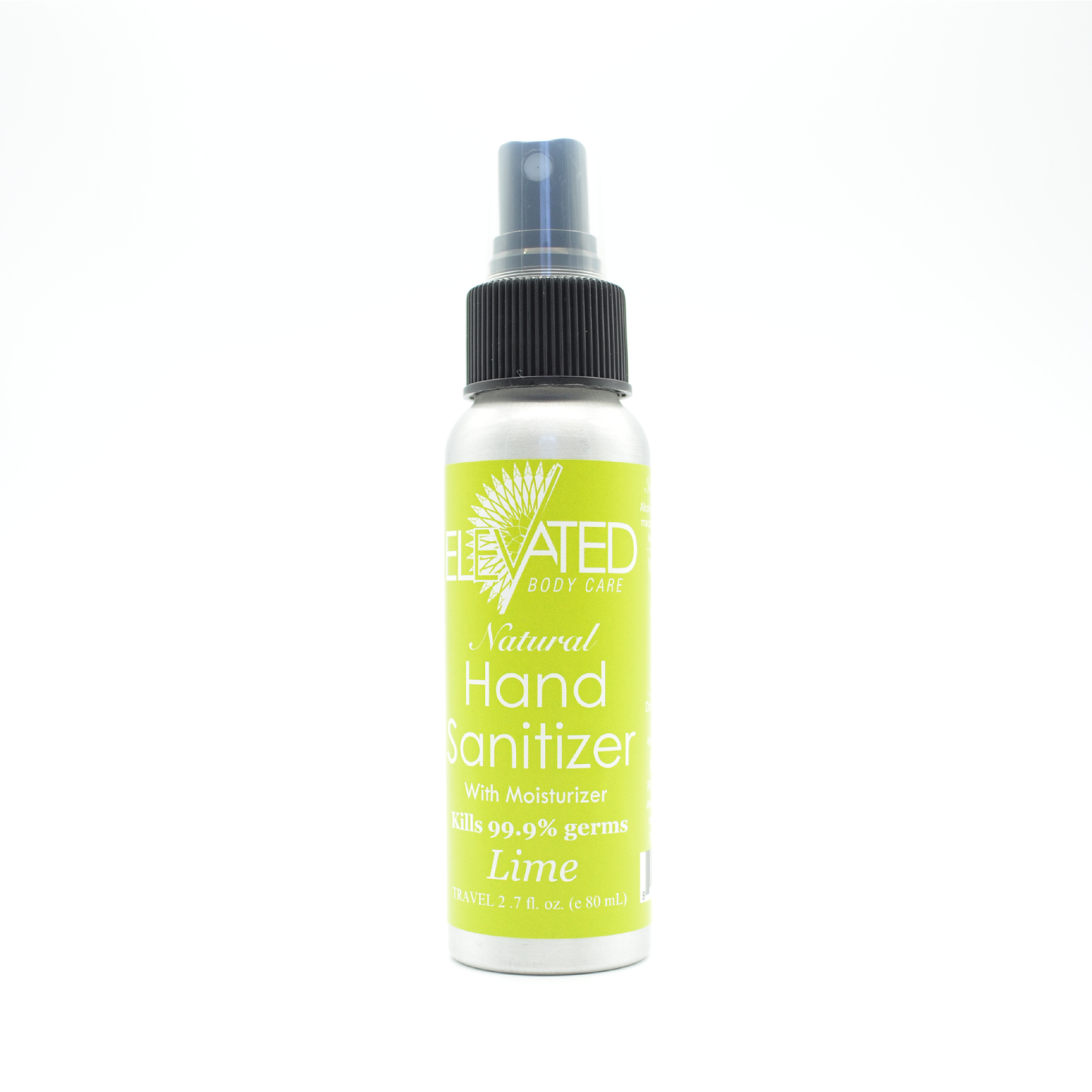 ELEVATED - Natural Hand Sanitizer - with moisturizer; Choose Size & Scent