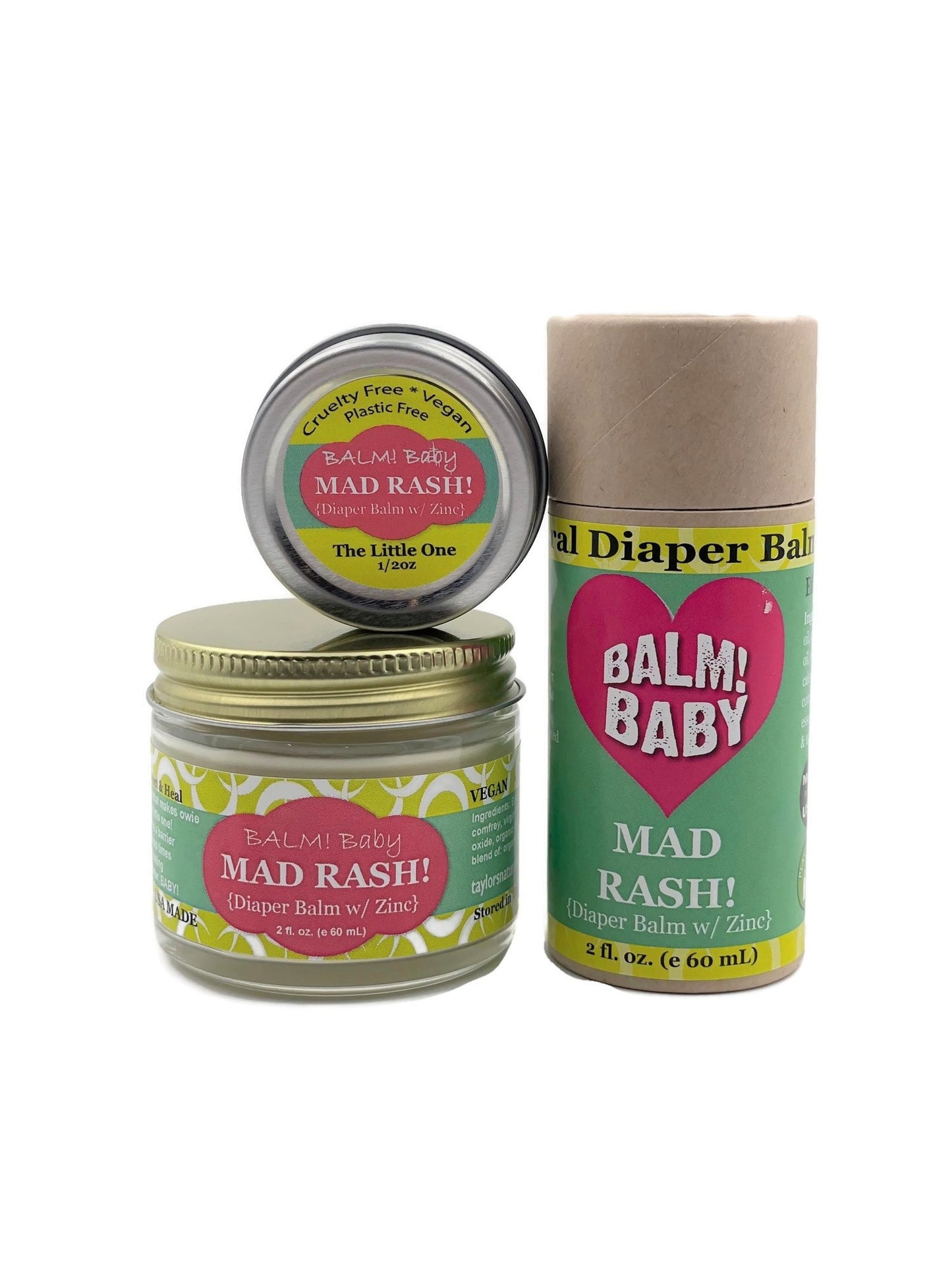 BALM! Baby - MAD RASH Diaper Balm & ALL purpose skin aid w/ Zinc