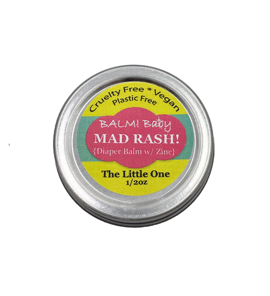 BALM! Baby - Mad Rash Diaper Cream w/Zinc (1/2 oz sample/travel size)