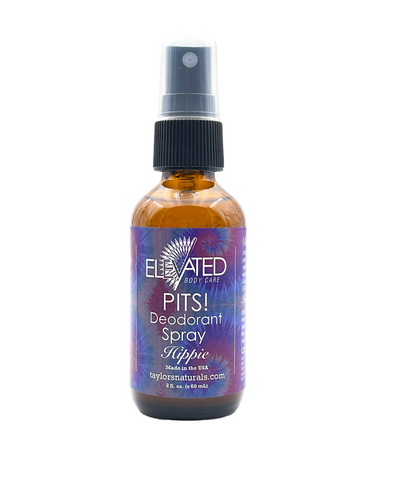 ELEVATED - PITS! Natural SPRAY Deodorant - 2oz or REFILL (4oz or 8oz)