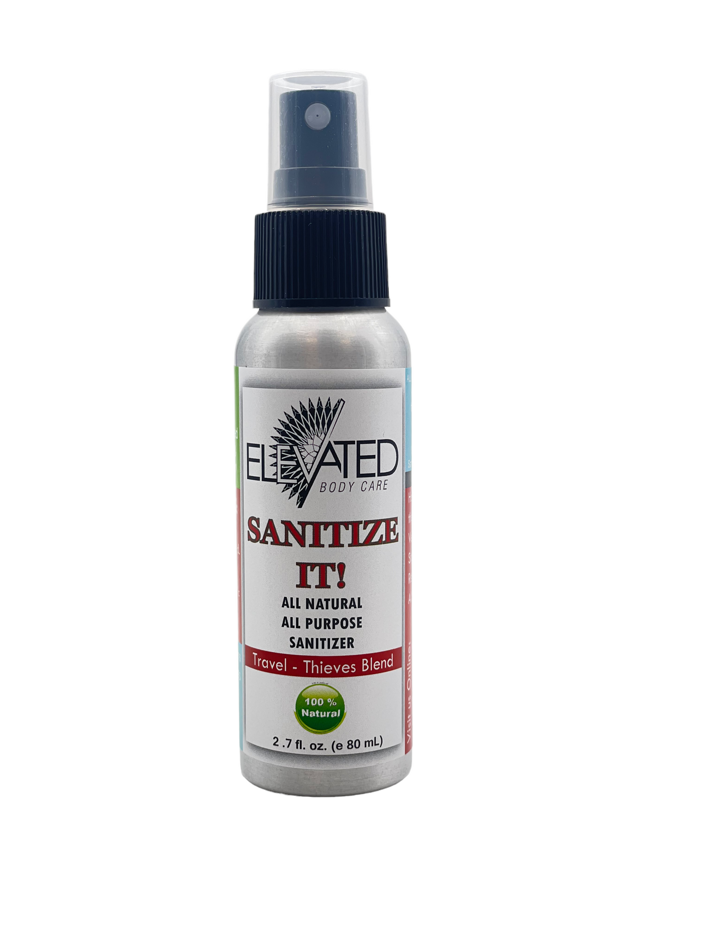 SANITIZE IT!  Natural Household, Car & Surface Sanitizer Travel OR Family Size