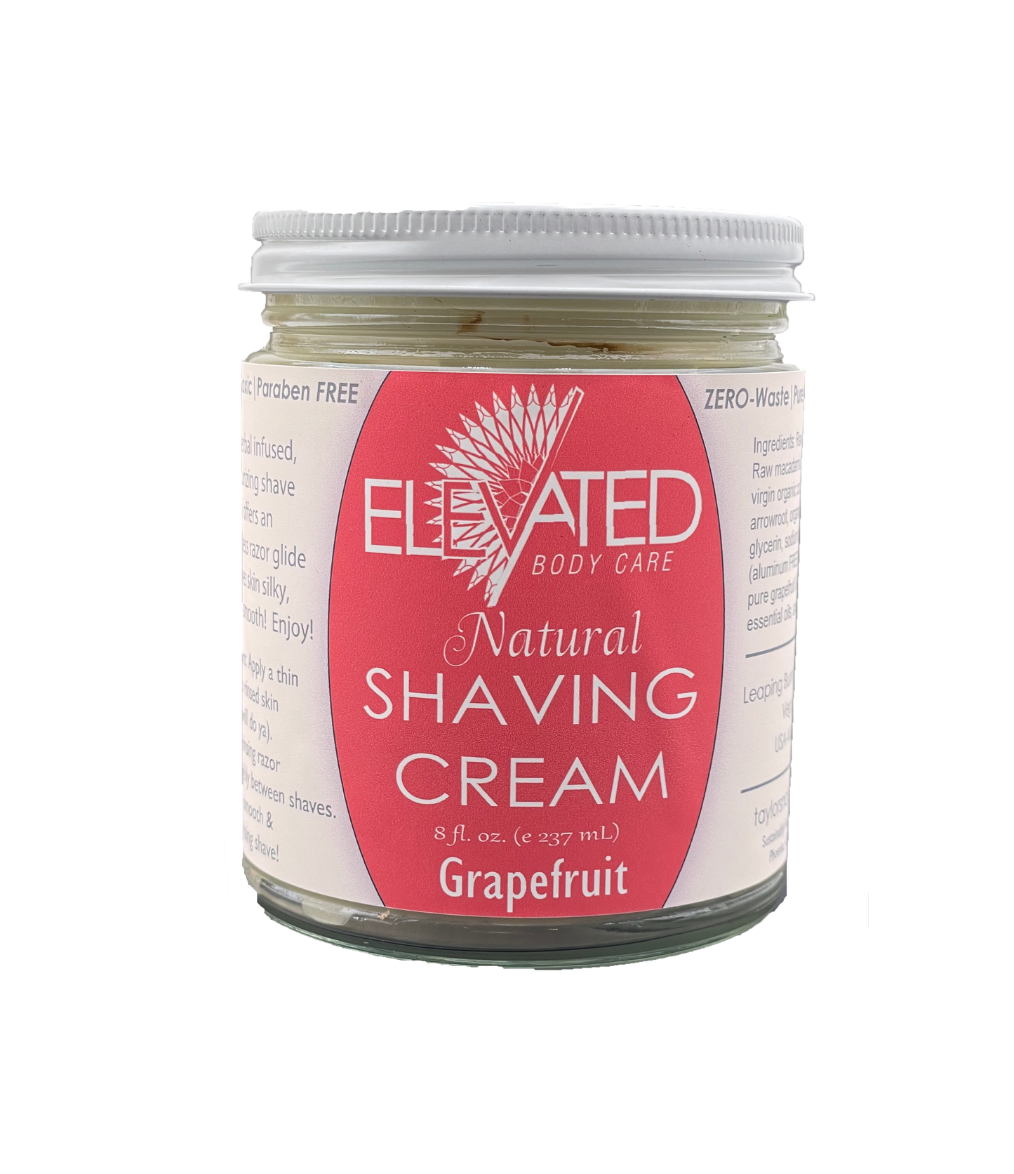 ELEVATED - Shave Cream ALL Natural Shaving Cream for Men & Women
