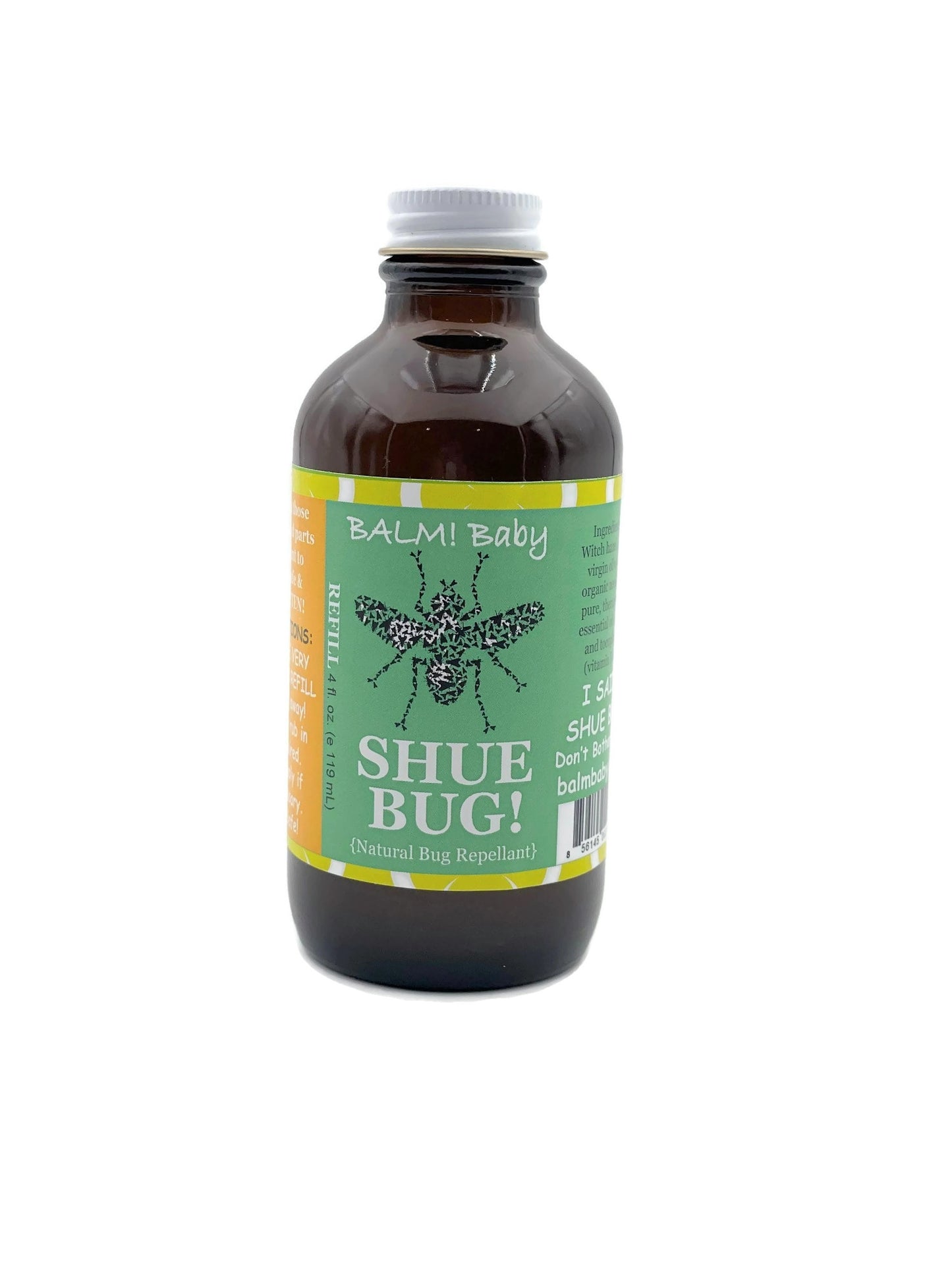 REFILL for BALM! Baby SHEW BUG! Natural Bug Spray- (4oz, 8oz, or 16oz)