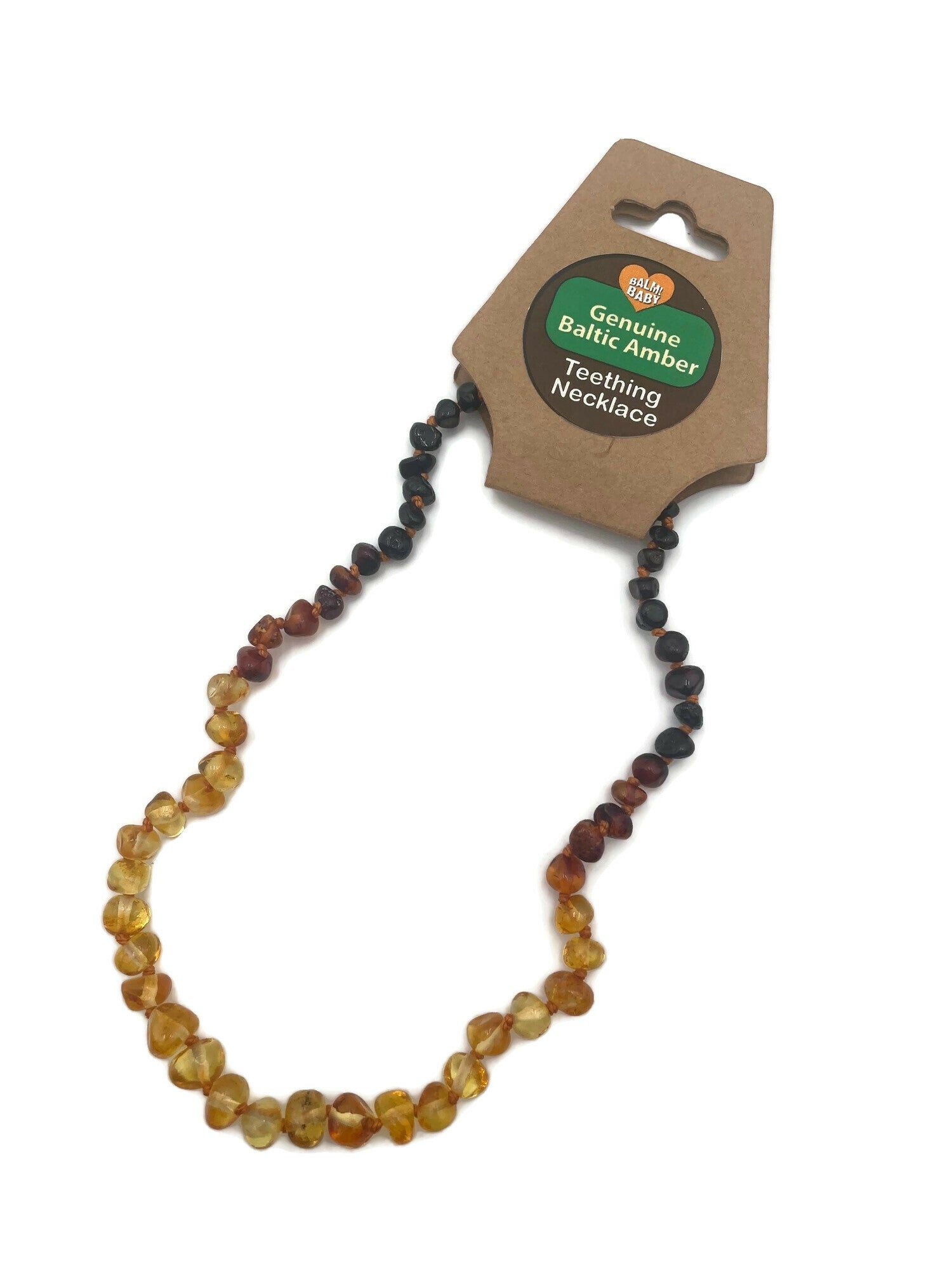 Mama natural shops amber teething necklace