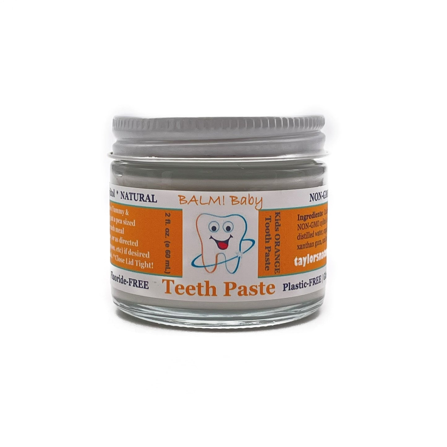 BALM! Baby - Teeth Paste Natural Kids Toothpaste w/ xylitol - Plastic Free jar