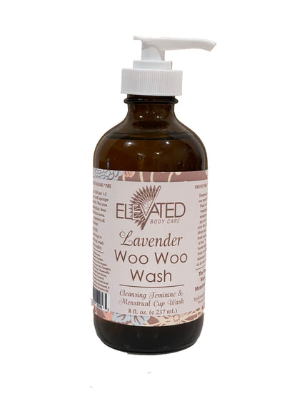 ELEVATED - Woo Woo Wash * Natural Feminine Wash (Glass Bottle)